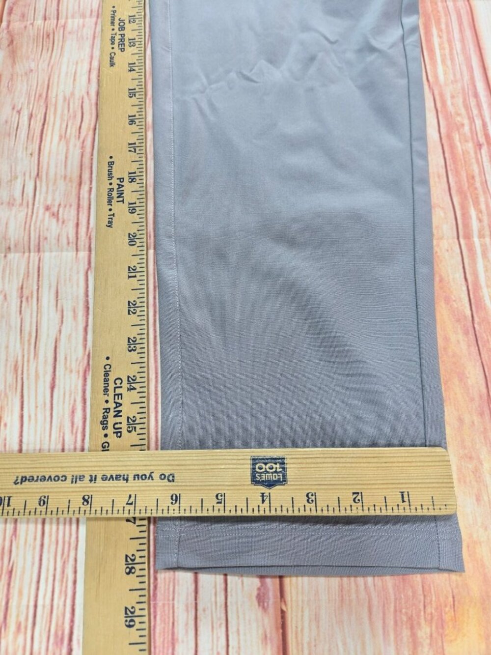 CRZ Yoga Mens Gray Slim Fit Stretch Pants 33x28 Lightweight - Picture 6 of 6